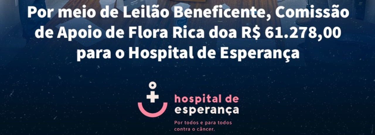 Prefeito e Comissão do Rodeio entregam R$ 61.278,00 ao Hospital da Esperança