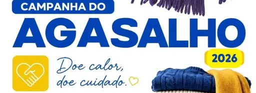 Iniciada campanha do Agasalho 2026