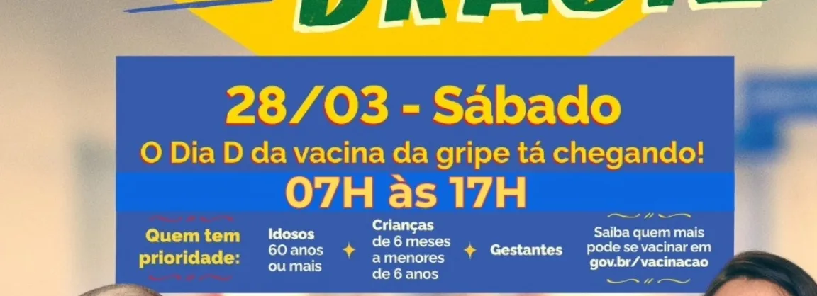   Saúde Municipal realiza vacinação contra a gripe neste sábado