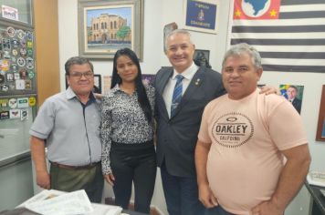 Prefeita Rosicler protocola vários pedidos na Assembleia legislativa de São Paulo participa de reuniões com vários deputados.