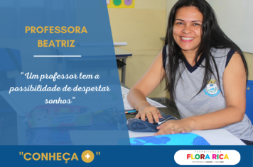 Conheça +: Professora Beatriz