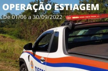 Secretaria do Meio Ambiente anuncia: Operação de Estiagem, a partir desta quarta-feira até 30 de setembro de 2022.