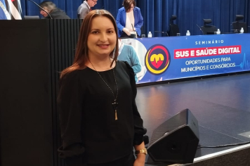 Secretária de Saúde participa de seminário sobre SUS e Saúde Digital 
