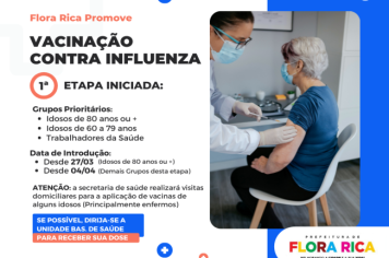 Secretaria da Saúde Promove Vacinação Contra Influenza