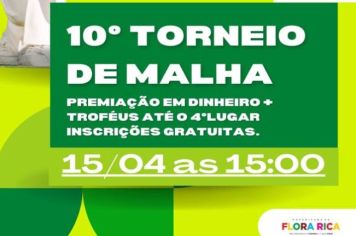 10º Torneio de Malha e 7º Torneio de Natação são as atrações esportivas deste final de semana