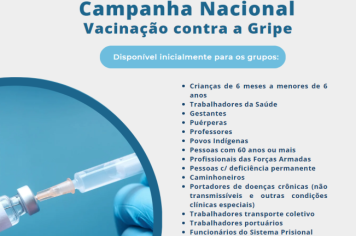 Campanha Nacional de Vacinação contra Gripe