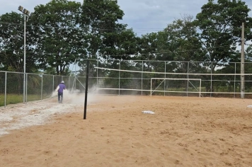 Quadra de areia será fechada por uma semana para manutenção