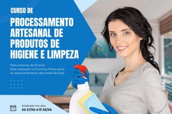 Secretaria do Meio Ambiente anuncia Curso de PROCESSAMENTO ARTESANAL DE PRODUTOS DE HIGIENE E LIMPEZA – TECNICAS