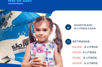 Atenção beneficiários do Programa Viva Leite