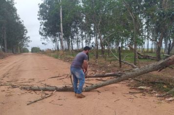 Defesa Civil realiza inspeções nas áreas afetadas pela ventania