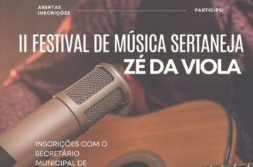 Vem aí II Festival de Música Sertaneja 