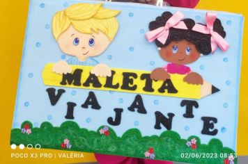 Projeto Maleta Viajante incentiva a leitura das crianças da Escola Infantil