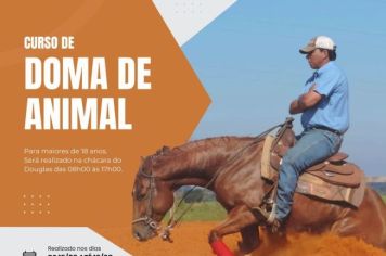 Secretaria do Meio Ambiente anuncia Curso de Doma de Animal em parceria com o SENAR