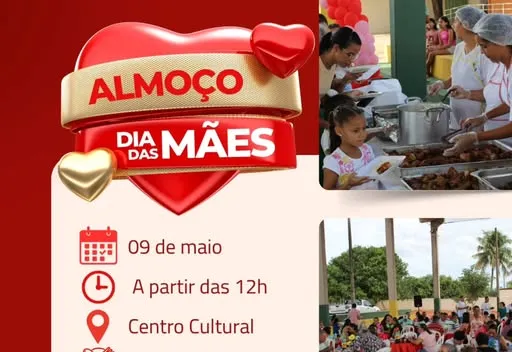 Convite: Almoço do Dia das Mães