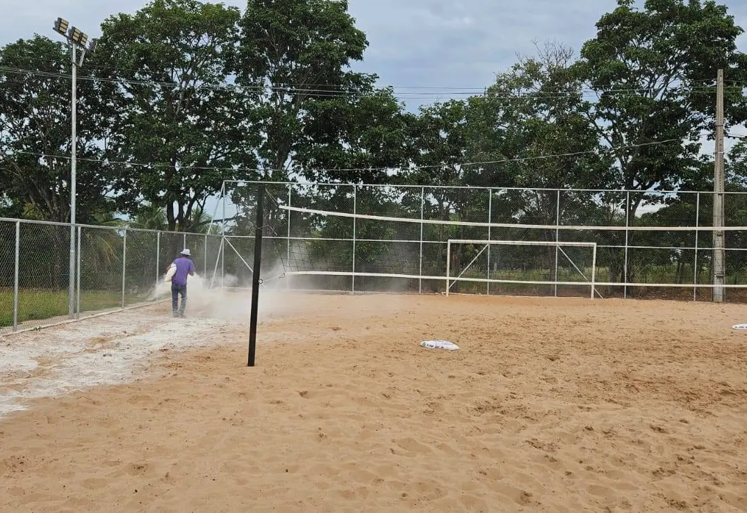 Quadra de areia será fechada por uma semana para manutenção