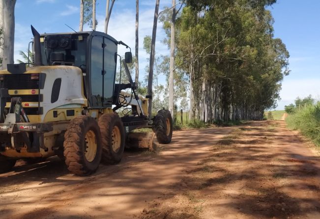 Obras de reparo e manutenção reforçam a qualidade e acessibilidades das estradas rurais 