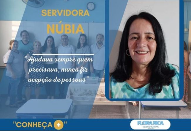 Conheça +: Servidora Núbia Cabral