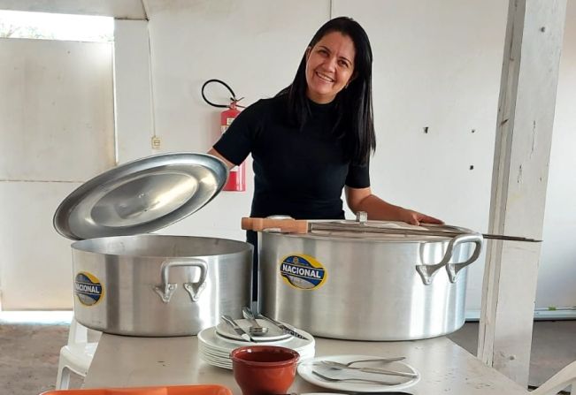 Novos utensílios de cozinha para o Fundo Social Municipal