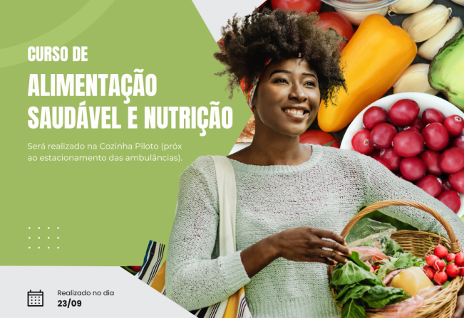 curso de Alimentação Saudável e Nutrição