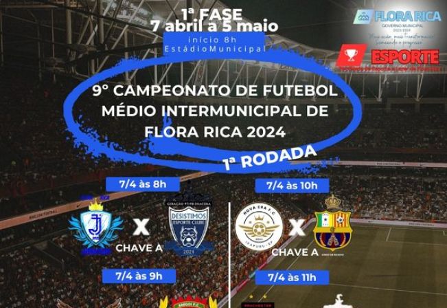 9º Campeonato de Futebol Intermunicipal Médio de Flora Rica
