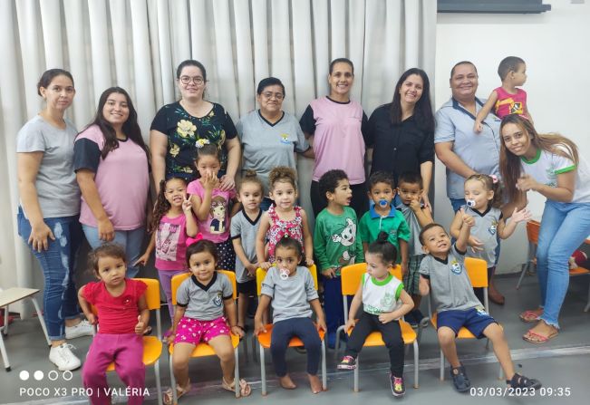 Primeira-dama Renata visita Escola Olga em busca de melhorias na Educação Infantil