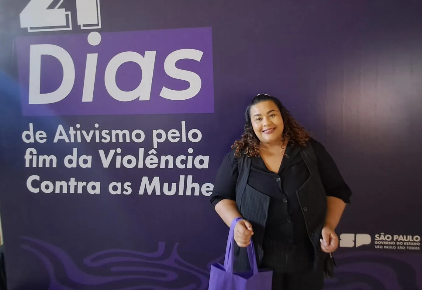 Município marca presença no evento pelo fim da violência contra a mulher