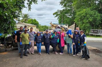 Saúde Municipal realiza arrastão de limpeza para combater criadouros do mosquito da dengue