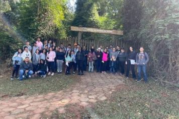 Os alunos e professores da Escola Armando Lopes Moreno fizeram uma visita ao “Morro do Diabo”