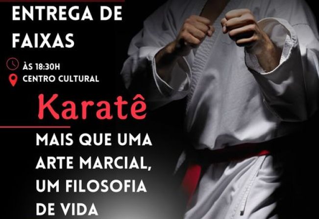 Comunicado Especial: Entrega de Faixas de Karatê!